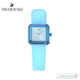 スワロフスキー ウォッチ 腕時計 ブルー 青 ラバーストラップ 5624385 Swarovski □