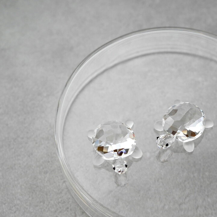 楽天市場】スワロフスキー Swarovski 子ガメ 亀 カメ Crystal Baby 