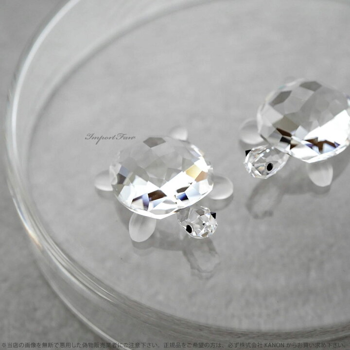 楽天市場】スワロフスキー Swarovski 子ガメ 亀 カメ Crystal Baby 