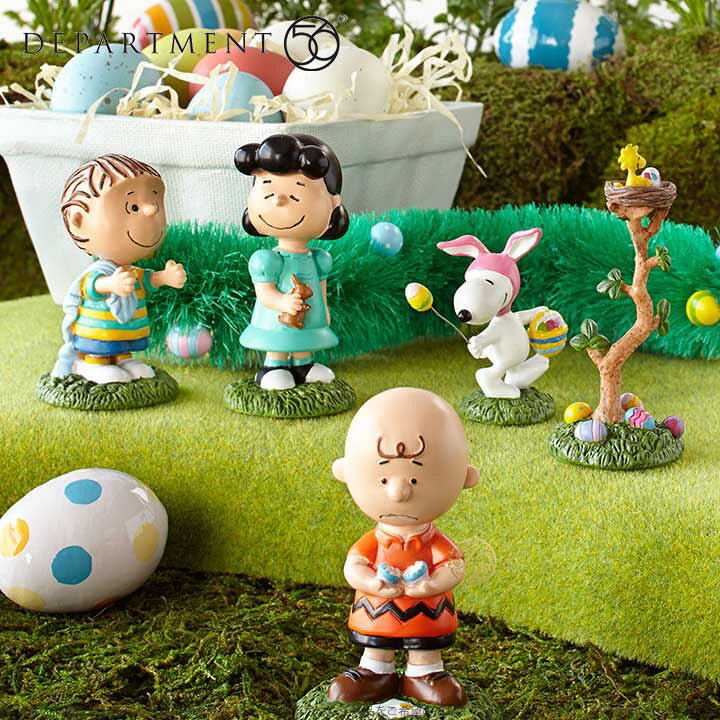 楽天市場 Department56 エッグハント スヌーピー チャーリーブラウン ライナス ルーシー うさぎ イースター Snoopy Egg Hunt ギフト プレゼント Import Fan