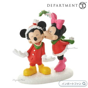 Department 56 ~bL[̃NX}XLX ~bL[}EX ~j[}EX hM ~bL[̃NX}XBbW 4053053 Disney Christmas Village MICKEY'S CHRISTMAS KISS fp[gg56