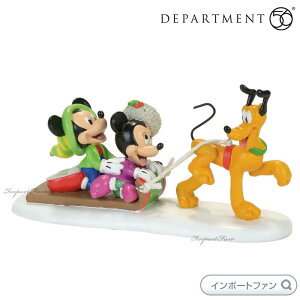 Department 56 v[g̃g{K Ch ~bL[}EX NX}XrbW 4057263 Disney Pluto's Toboggan Ride Christmas Village fp[gg56 