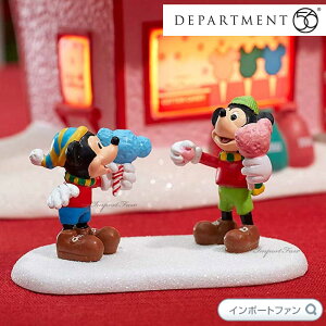 Department 56 ~bL[̃RbgLfBfBCg NX}XrbW ~bL[}EX NX}XrbW 6001193 Disney Cotton Candy Delight Christmas Village fp[gg56 