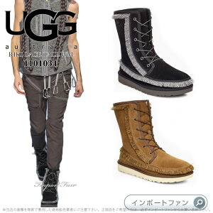 アグ メンズ トール レース アップ ブーツ WM 1101034 UGG RIKI LACE TALL WM ギフト プレゼント □