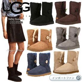 アグ ベイリーボタン II ショート ムートンブーツ 1016226 UGG Bailey Button II ギフト プレゼント □