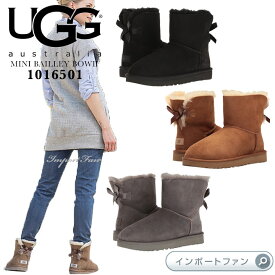 アグ ウィメンズ ミニ ベイリー ボウ II ムートンブーツ 1016501 UGG MINI BAILEY BOW II ギフト プレゼント □