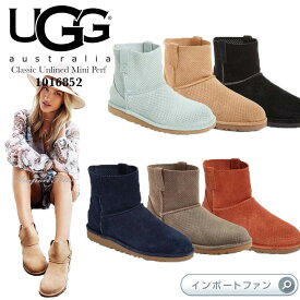 アグ クラシック アンラインド ミニ パーフ ブーツ 1016852 UGG Classic Unlined Mini Perf ギフト プレゼント □