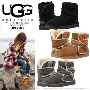 アグ ミニ スピル シーム ボウ ブーツ 1095701 UGG MINI SPILL SEAM BOW BOOT ギフト プレゼント □