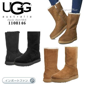 アグ クラシック ショート BLVD ムートン ブーツ 1108146 UGG classic short blvd ギフト プレゼント □