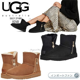 アグ アグ レディース デミニ ベイリー ジップ ブーツ 1112481 UGG Bailey Zip Mini Boot ギフト プレゼント □