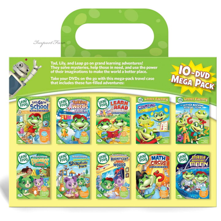 楽天市場】Leapfrog 10-Dvd Mega Pack リープフロッグ DVD 10枚セット 