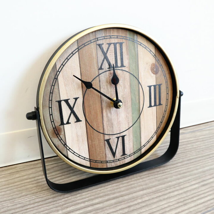 楽天市場 インテリア雑貨 置き時計 アンティーク おしゃれ 可愛い 北欧 アナログ リビング お部屋 置物 おしゃれ レトロ 輸入雑貨 玄関 かっこいい プレゼント ギフト 贈り物 男性 女性 スタイリッシュ 出窓 似合う アイアン雑貨 輸入雑貨 イエ
