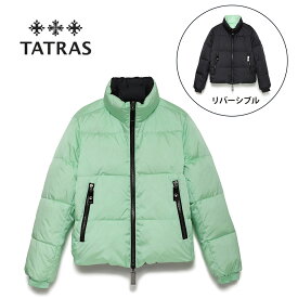 新春SALE TATRAS タトラス INOR イノール MTSF22S4815 オーバーサイズ　スフェラ・エバスタ コラボレーションアイテム 手洗い クリーニング可能 ダウン ダウンジャケット　フェザー リバーシブル ダイヤモンドモチーフファスナー