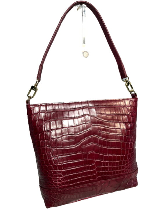 楽天市場】2WAY ショルダーバッグ 両アオリ型 クロコダイル本革  