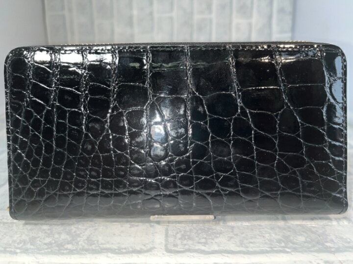 楽天市場】長財布 ラウンドファスナー型 クロコダイル本革  