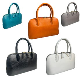 手提げ ショルダー バッグ 多機能 マルチ 2WAY ゴートレザー 山羊革 リザード型押し CP-48HB068 レディース 本革