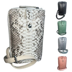 スマホポシェット トラベルポシェット スマホポーチ お財布機能付き パイソン 本革 GUODI グォディ TK-20WP116 パイソン ヘビ革 へび革 蛇革 ポシェット ショルダーバッグ ショルダーポシェット スマホケース レディース メンズ 男女兼用 トラベルポーチ レジャーポシェット