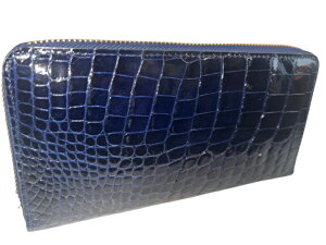 長財布 ラウンドファスナー型 クロコダイル本革 シャイニング仕上げ GUODI グォディ HL-6754-CRS クロコダイル クロコ ワニ革 わに革 鰐革 財布 サイフ さいふ 長財布 長札 ラウンドファスナー レ