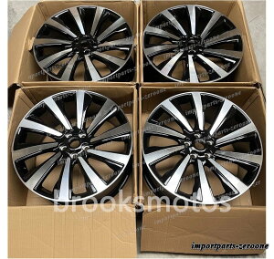 23インチ 10 スポークブラックスタイル ホイール レンジローバーボーグスポーツSVR -BRN-11744★