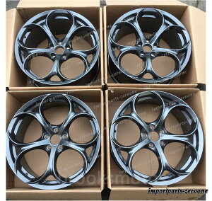 アルファロメオ ジュリア QV 19インチ ドラクグレースタッガーホイール 19x8.5 鍛造 -BRN-11740-2★