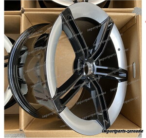 2020+ ポルシェ テイキャン 21インチ 新品ツイン 5 スポークシルバースタイルホイール -BRN-12298★