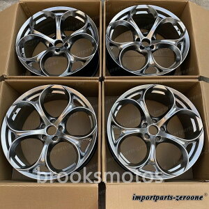 アルファロメオジュリア 19インチハイパーブラックホイール 19x8 19x9 4 本セット LI-1388