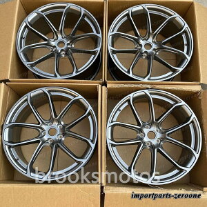 2020+ ポルシェ テイカン 21インチ ツイン 5 スポークプラチナ シルVR スタイル ホイール LI-1527