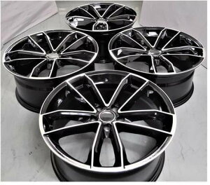 19インチ Black ホイール ( 4本セット ) アウディ A4 A5 A6 A7 A8 S4 S5 S6 S7 S8 RS4 RS5  -DFO-1248