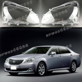 トヨタ クラウン マジェスタ URS206 / UZS207 ヘッドライト レンズ 左右セット 5代目 S200 2009-2013 GRS20＃ -RE-1022