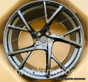 23インチ M STYLE  フルマットブラックホイール ランボルギーニ ウルス 23X10 23X11.5 4本セット -BRN-11396★