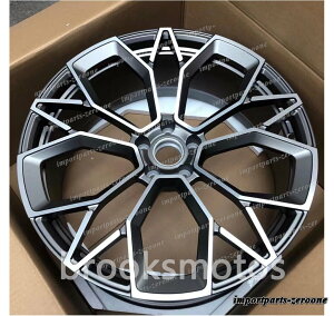 23インチニューグレースタイルホイール 2016+ アウディ Q7 Q8 RS Q7 RS Q8 23x10.5  -BRN-11728★