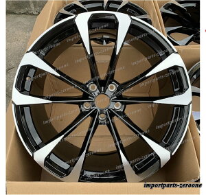 23インチ ツイン 5 スポークスタッガースタイル ホイール 2016+ アウディ sq7 Q8 RSQ8  -BRN-12216★