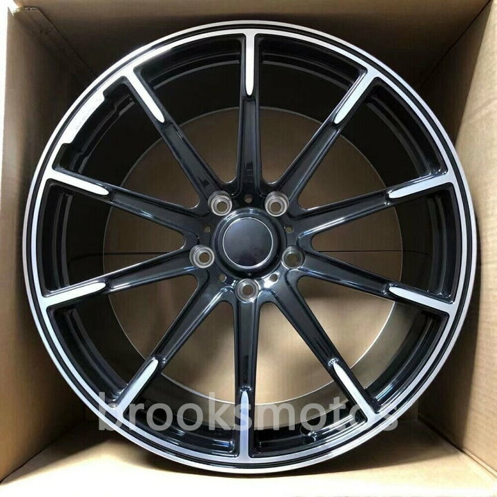 楽天市場】24インチ NEW B STYLE グロス ブラック ホイールセット 