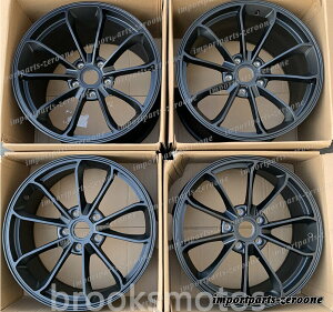 17インチ NEW ステインブラック(マットブラック) GT3 STYLE 鍛造ホイール ポルシェ 911 930 17x7 17x9 4本セット -BRN-11383