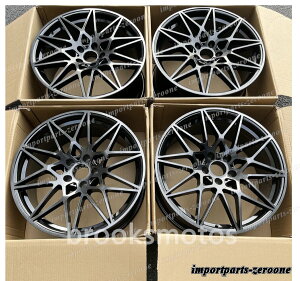 20�C���` �u���b�N�X�^�C���@�z�C�[���@BMW M2 F87 M3 F80 M4 F82 83 20X8.5 20X10 4�{�Z�b�g�@-BRN-11402