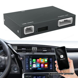 ワイヤレスCarplay AndroidオートインターフェイスアップグレードトヨタカムリCHRランドクルーザーリアビューカメラサポート -AAT-1186