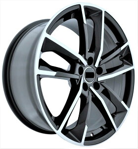 18インチ Black ホイール ( 4本セット ) アウディ A3 A4 A6 A8 S4 S6 S8 RS4 Q3 TT  -DFO-1183