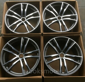 21インチ TWIN 5 スポーク ブラック STYLE ホイールセット BMW X5 E70 F15 X6 E71 F16 611  -BRN-1209★