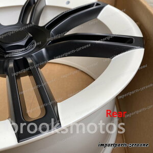 22インチ NEW ツイン 7 スポーク ホイール ポルシェ タイカン 4本セット -BRN-11468★