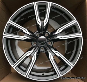 21インチ ツイン 5 スポーク グレー スタイル ホイール 2011-2015 BMW 6 シリーズ F06 F12 F13" -BRN-12205 鍛造 ★