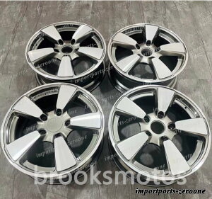 18�C���`�@ NEW �O���C�@�N���b�V�b�N�X�^�C���@�z�C�[���@�|���V�F 911 993 18X8 18X10�@4�{�Z�b�g�@-BRN-11426�@�b���@���@�b���@��