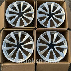 21インチ ハイパーシルバースタイルホイール 2017+ テスラモデル 3 21X8.5 オフセット 35 BRN-1318