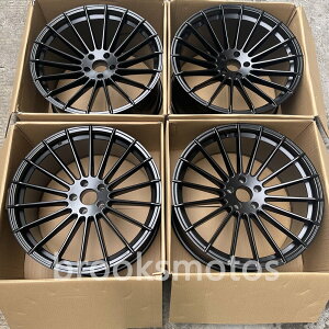 22�C���` HM �X�^�C�� �T�e���u���b�N �z�C�[�� BMW 2019+ BMW X5 2020+ X6 5X112 4 �{�Z�b�g BRN-1543