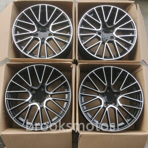22インチ 2017+ ポルシェ  ケイマン 22X10 22X11.5 NEWSTAGGERED スタイル ホイール BRN-1499