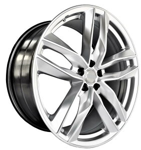 21インチ Silver ホイール ( 4本セット ) アウディ A6 A7 A8 S6 S7 S8 RS6 RS7 Q5 Q7  -DFO-1044