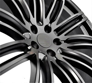 21インチ Black Staggered ホイール ( 4本セット ) ポルシェ マカン  -DFO-1322