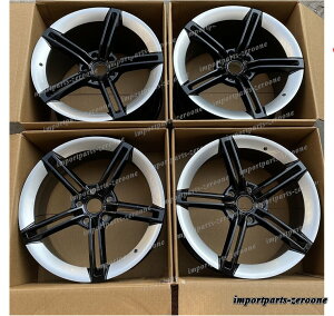 2020+ ポルシェ テイキャン 21インチ 新品ツイン 5 スポークシルバースタイルホイール -BRN-12298