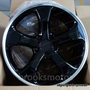 2010-2015 ポルシェパナメーラ 970 21x9.5 21x11.5 21インチ 5 スポークブラックホイール LI-1905