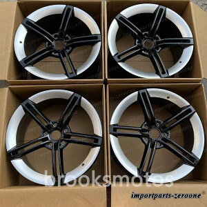 2020+ ポルシェ テイカン 21インチ新品ツイン 5 スポークシルバーフォージドスタイルホイール LI-1884