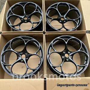 アルファロメオ ジュリア QV 19インチ グロスブラック フルフォージドホイール 19x8.5 用 LI-1859